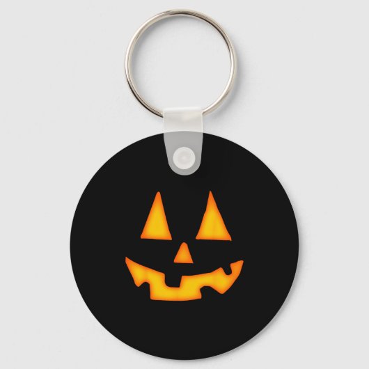 Porte-clés Pumpkin Halloween For Men Women Jack O Lantern Fac (Recto)