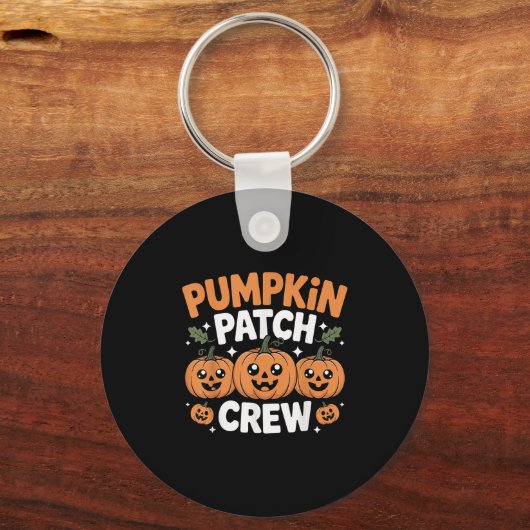Porte-clés Pumpkin Patch Crew Matching Family Fall Autumn  (Recto)