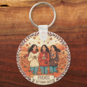 Porte-clés Pumpkin Patch Trio Icon | Friends Autumn Vibes  (Recto)