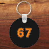 Porte-clés Pumpkin Pie 6 7 Thanksgiving Dinner Meme  (Recto)