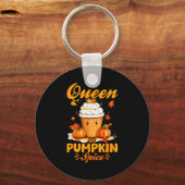 Porte-clés Pumpkin Sce Latte Fall Season Queen Of Pumpkin Sce (Recto)