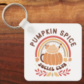 Porte-clés Pumpkin Spice Social Club – Cute Fall PSL  (Recto)