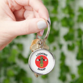 Porte-clés Pun de cactus qui en jette (main)