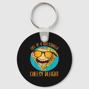 Porte-clés Pun de quesadilla drôle 5 de mayo nourriture mexic