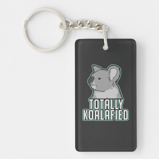 Porte-clés Pun - Totalement Koalafied (Devant)