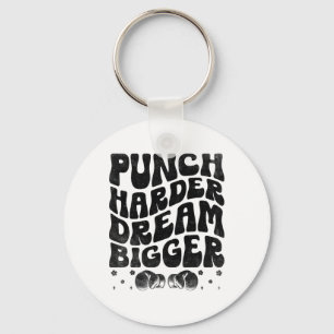 Porte-clés Punch plus Harder Dream plus grand Boxer Sports Fo