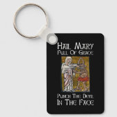 Porte-clés Punch the Devil in the Face ! (Recto)