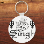 Porte-clés Punjabi Khanda Sikh Khalsa Marchandises (Recto)
