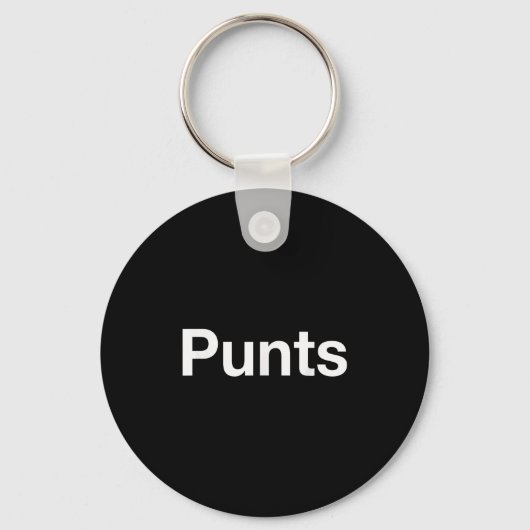 Porte-clés Punts Funny Shirt, Punts Funny Saying Quote Shirt, (Recto)