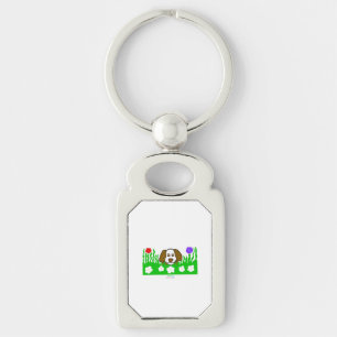 Porte-clés Pup N Play Rectangle Porte - clé en métal