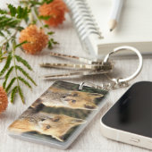 Porte-clés Pup Red Fox devant den Vulpes vulpes) (Devant droit)