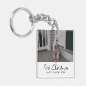 Porte-clés Puppies photo de Noël (Devant gauche)