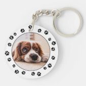 Porte-clés Pupprints noir photo (Dos)