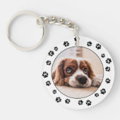 Porte-clés Pupprints noir photo (Devant)