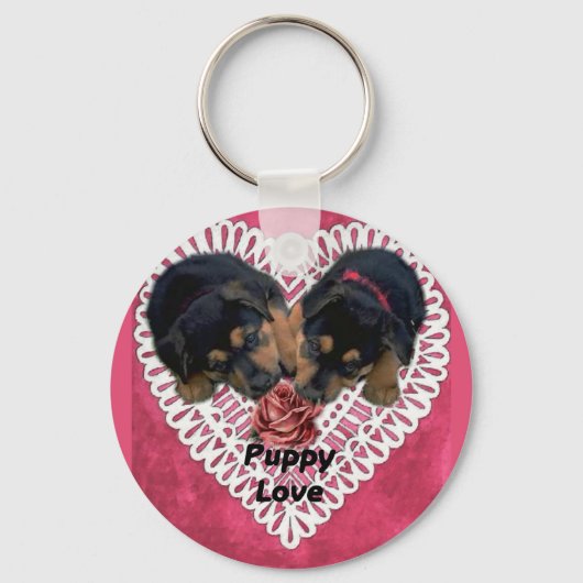 Porte-clés Puppy Love Valentines (Recto)