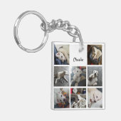 Porte-clés Puppy Photo Collage Cute Dog ou Pet (Devant gauche)