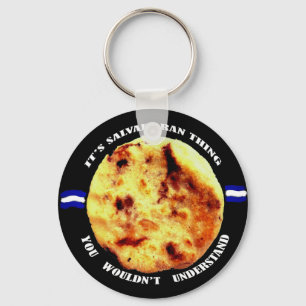 Porte-clés Pupusas est une chose salvadorienne