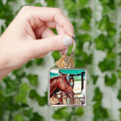 Porte-clés Pur sang 1979 d'Alydar (main)