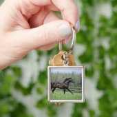 Porte-clés Pur sangs de cheval, Wassl 1988, (main)