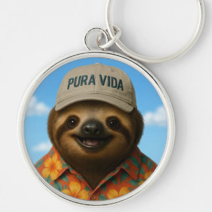 Porte-clés Pura Vida AI Paresseux