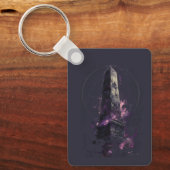Porte-clés Purple Cosmic Obelisk Occult Dark Art  (Recto)