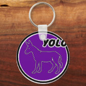 PORTE-CLÉS PURPLE DONKY YOLO PRODUITS (Recto)