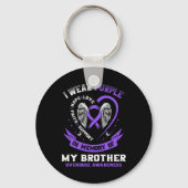 Porte-clés Purple en mémoire de Brother médicaments overdose  (Verso)