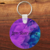 Porte-clés Purple et Blue Digital Smoke (Recto)