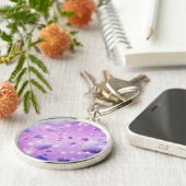 Porte-clés Purple Glow Heart Keychain (Côté)