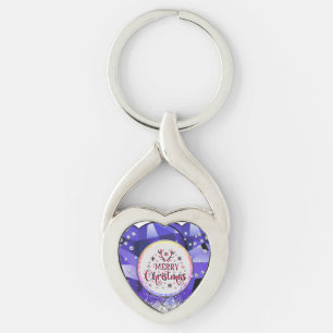 Porte-clés Purple Gorgey Emerald Joyeux Noël