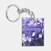 Porte-clés Purple Hydrangea meilleure mère jamais (Devant gauche)