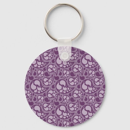 Porte-clés Purple Paisley (Recto)