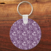 Porte-clés Purple Paisley (Recto)