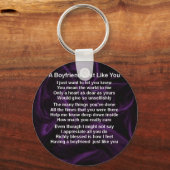 Porte-clés Purple - Poème de petit ami (Recto)