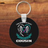 Porte-clés Purple Ribbon Ailes Prévention du suicide C (Recto)