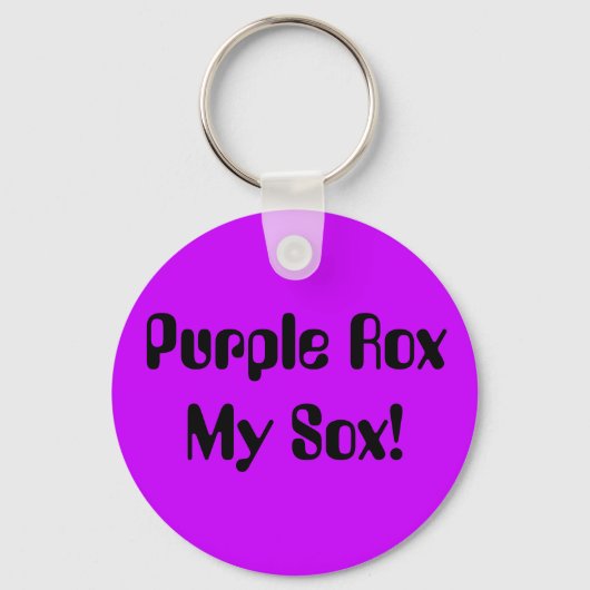 Porte-clés Purple Rox My Sox ! (Recto)