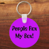 Porte-clés Purple Rox My Sox ! (Recto)
