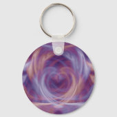 Porte-clés Purple Smoke Basic Round Button Porte - clé (Recto)