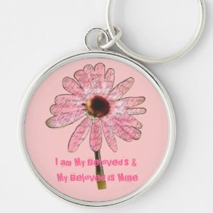 Porte-clés purpleconefloweraimé3