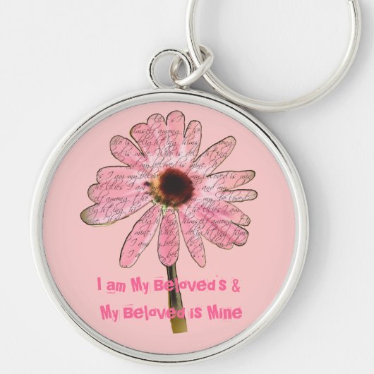 Porte-clés purpleconefloweraimé3 (Devant)