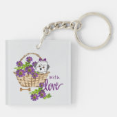 Porte-clés Purr-fect valentine wishes (Dos)