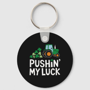 Porte-clés Pushin My Luck St. Patricks Day Shamrock Irish Boy