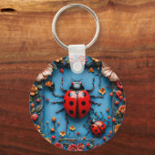 Porte-clés Putain 3d coloré (Verso)