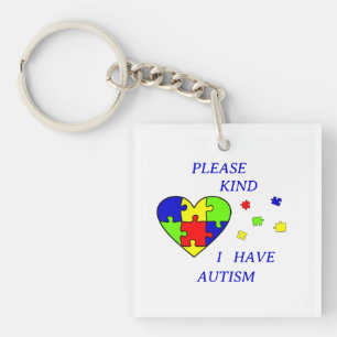 Porte-clés Puzzle d'acceptation de l'autisme Journée de sensi