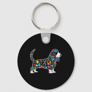Porte-clés Puzzle de chien de pari Sensibilisation à l'autism