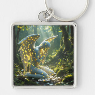 Porte-clés Puzzle de figure angélique mignonne de fantaisie