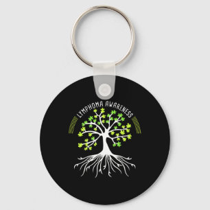 Porte-clés Puzzle de l'arbre de sensibilisation au lymphome