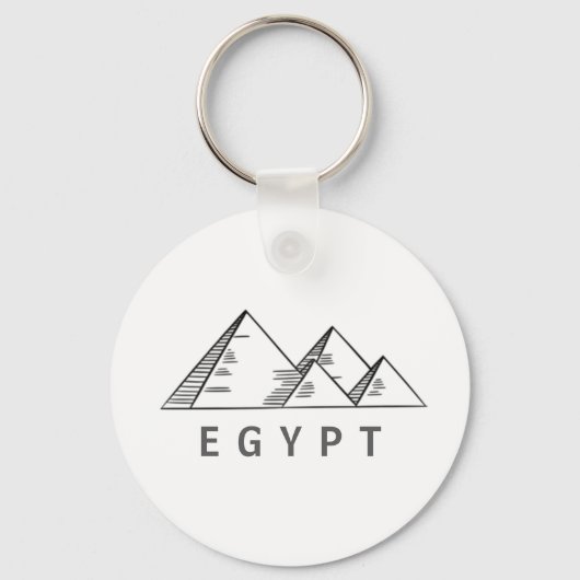 Porte-clés Pyramides de Gizeh en Égypte (Recto)