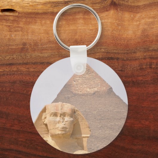 Porte-clés Pyramides Sphinx Egypte ancienne Khufu Pharoah (Verso)