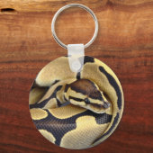 Porte-clés Python à balle jaune et noir 3 (Recto)